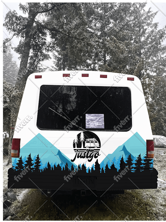 create professional van wrap design, vehicle, car food truck wrap in 24 hours