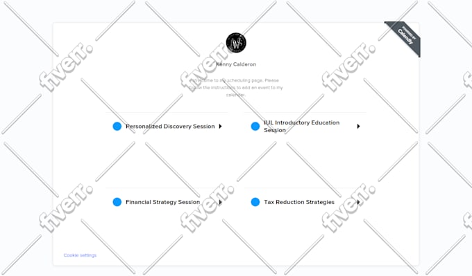 set up your calendly account for booking appointments scheduling system