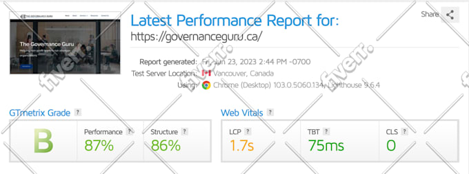 optimize wordpress website speed and improve pagespeed score