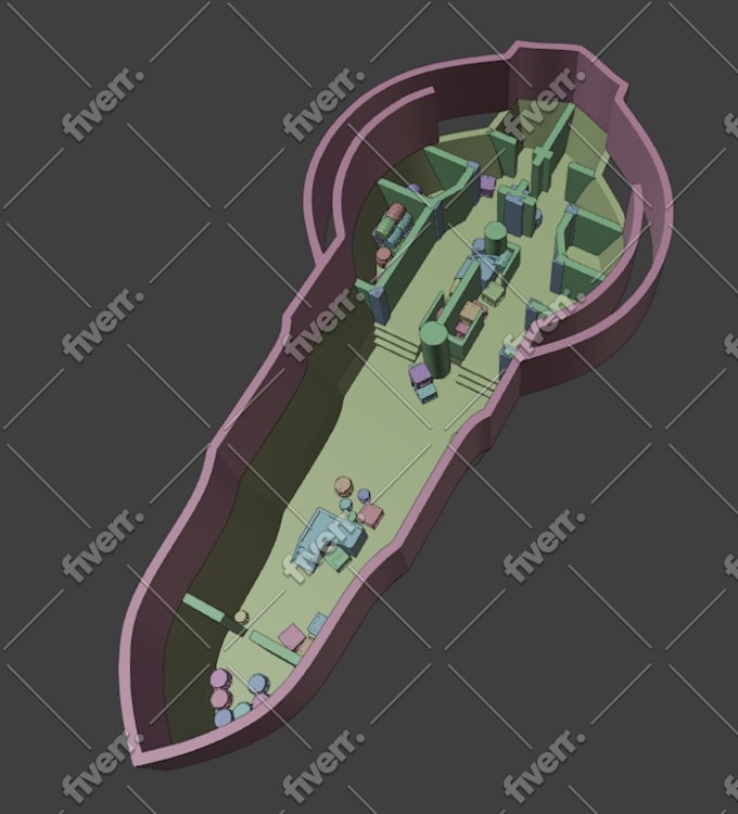 design custom dnd terrain, modular props, snap fit stl and 3d printable assets