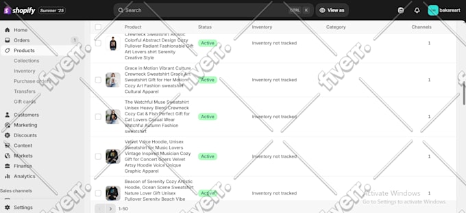 build shopify pod store with printify printful integration, etsy and website seo