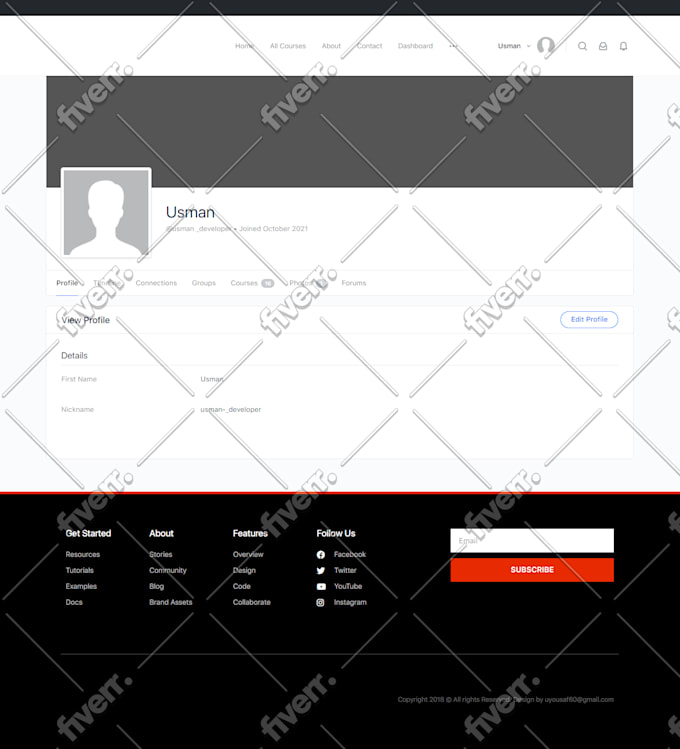 build learndash buddyboss website with membership