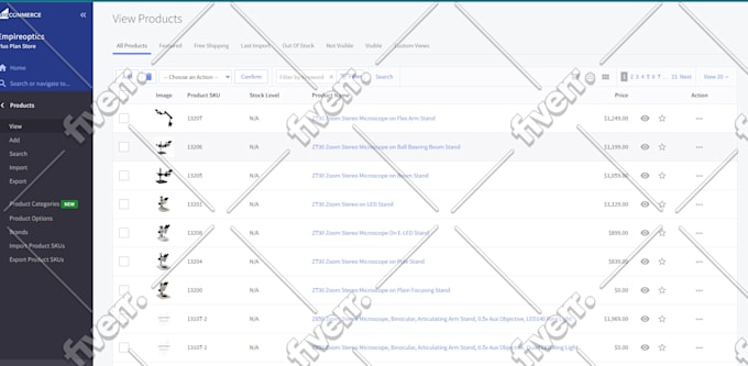 add 100 products to your bigcommerce site