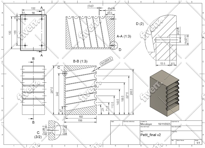 modelisation 3d de produits ou pieces