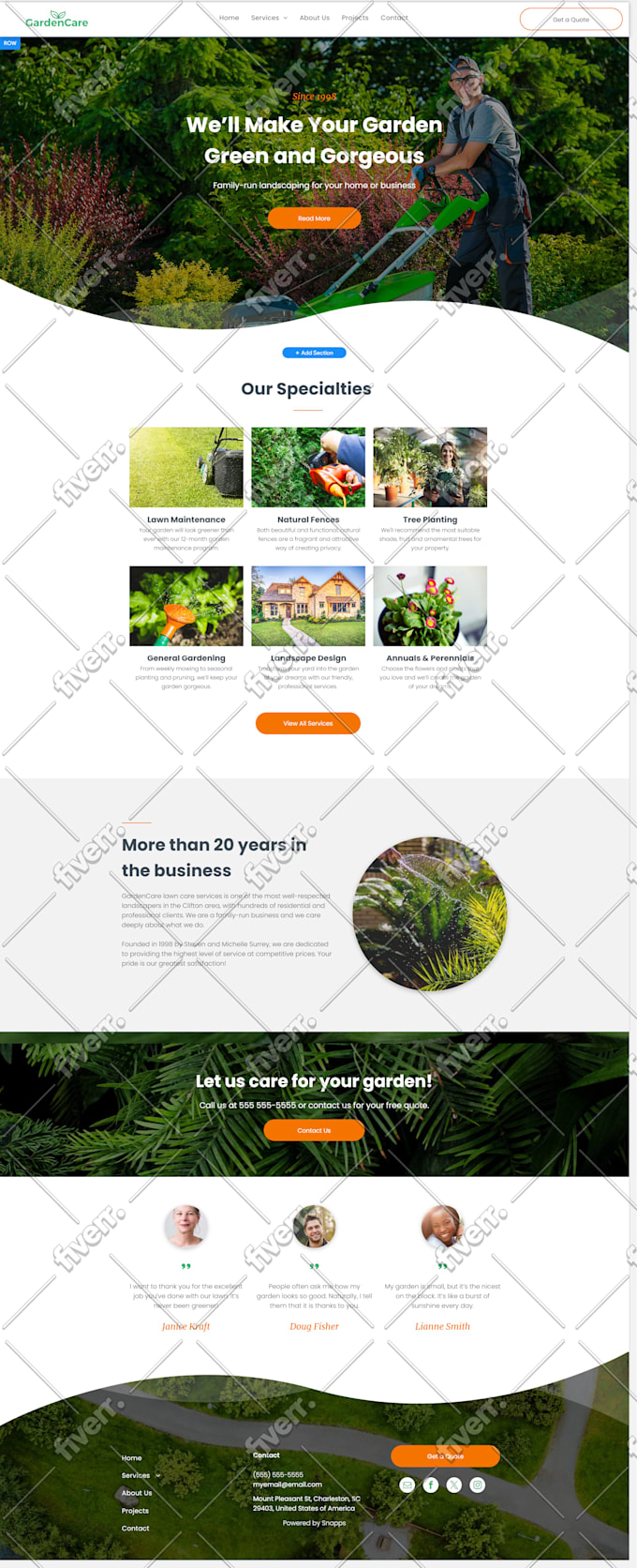design your website on snapps, ghl, wix and wordpress