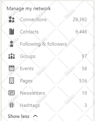 remove unnecessary linkedin connections from your profile