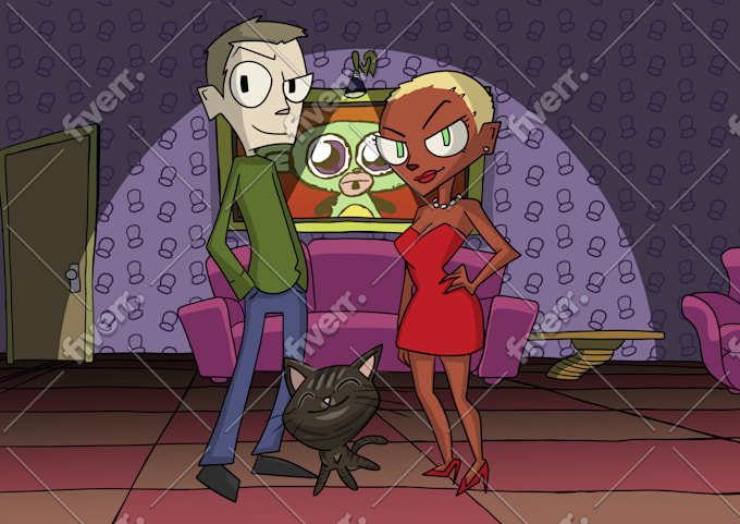 draw you as an Invader Zim Character
