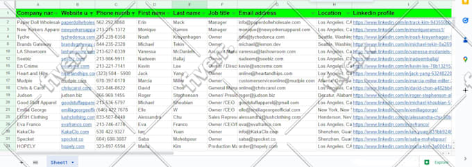 do targeted b2b lead generation, email collection by using linkedin