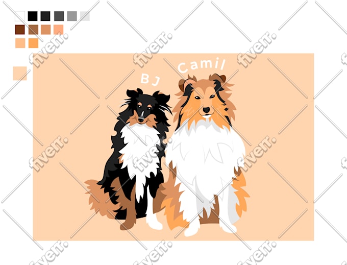 create for rug maker, pet drawing, people portrait