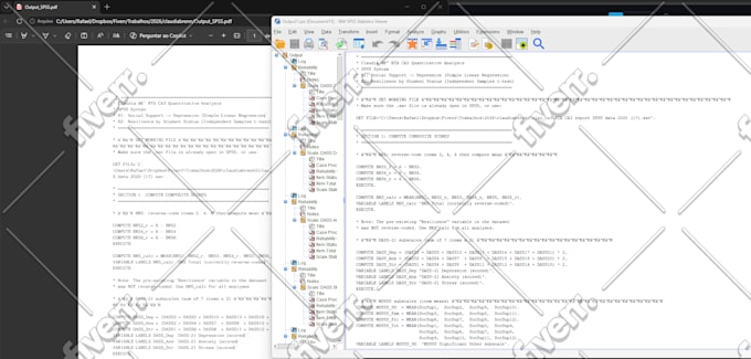 perform statistical data analysis with spss, r, or python