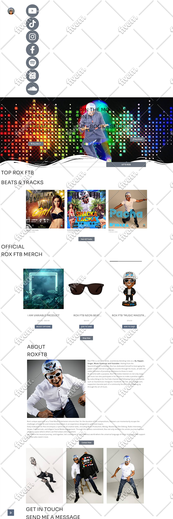 do portfolio, ecommerce website development using elementor pro