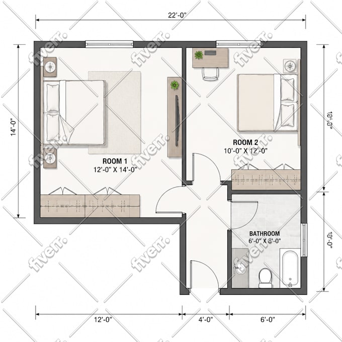 do architectural house plan, permit drawing, blueprint, autocad 2d floor plan