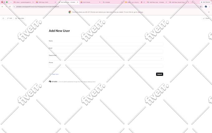 set up airtable airtable design airtable automation integration softr expert