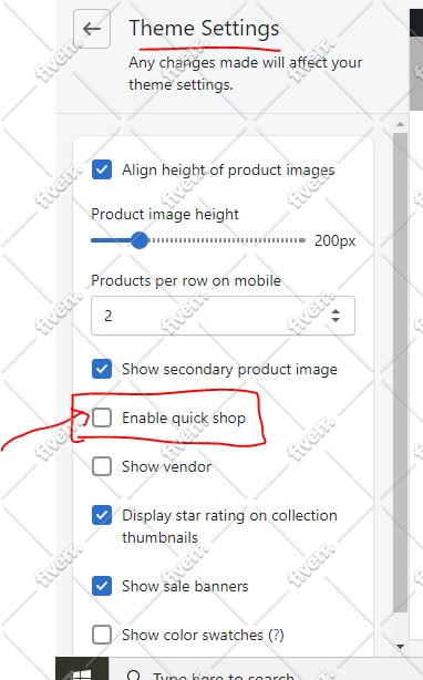 shopify customization and bug fix