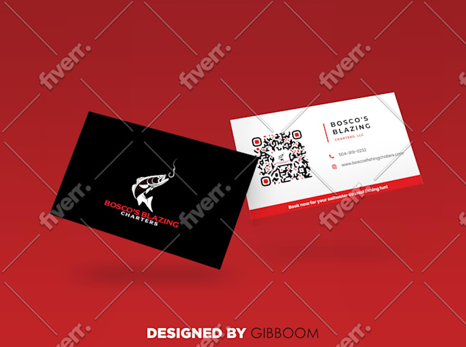 design elegant and modern business card design with qr code