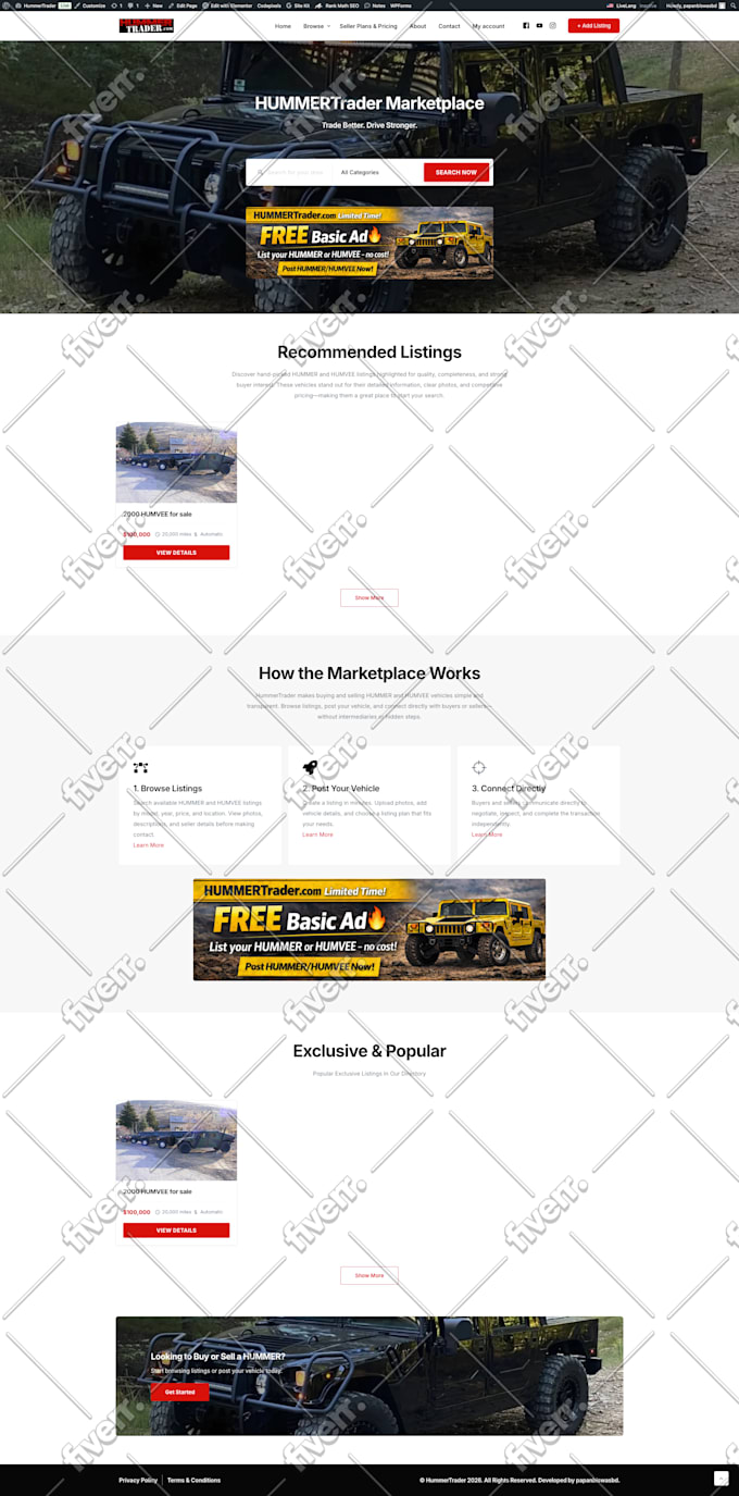 build professional ecommerce online store website using woocommerce