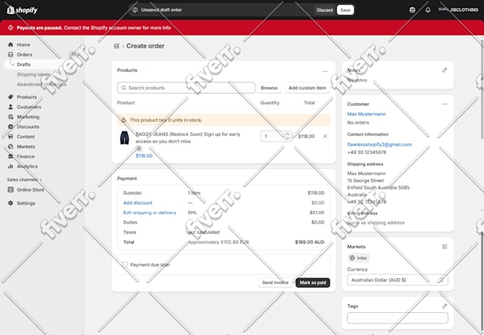 setup shipping tax parcelwill 17track sendcloud zapiet packlink ezlabel track123