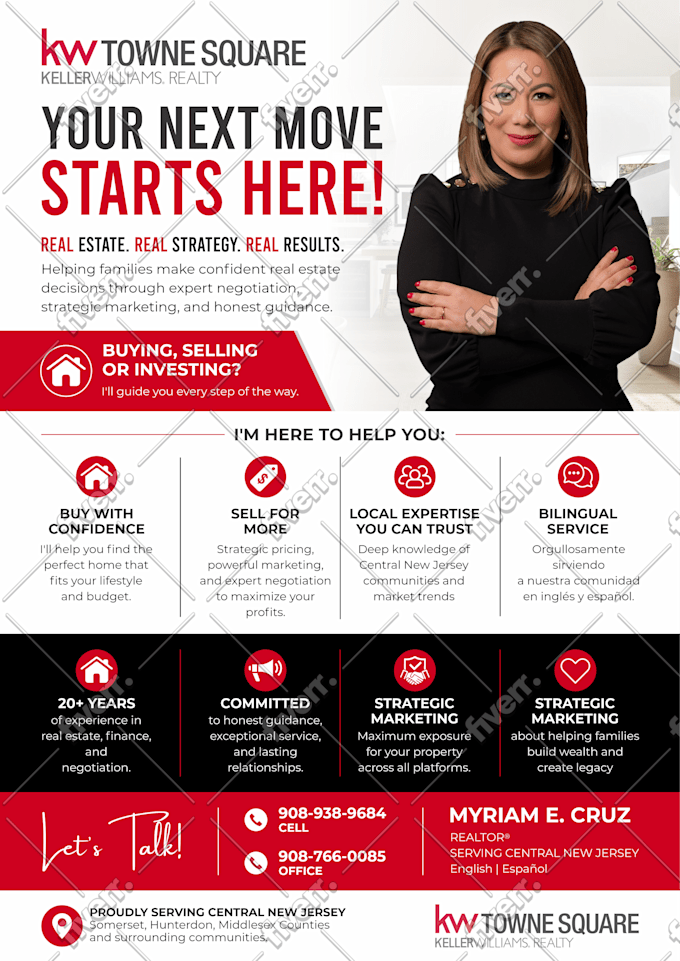 custom design eddm, postcard, leaflet, flyer, handout, canva