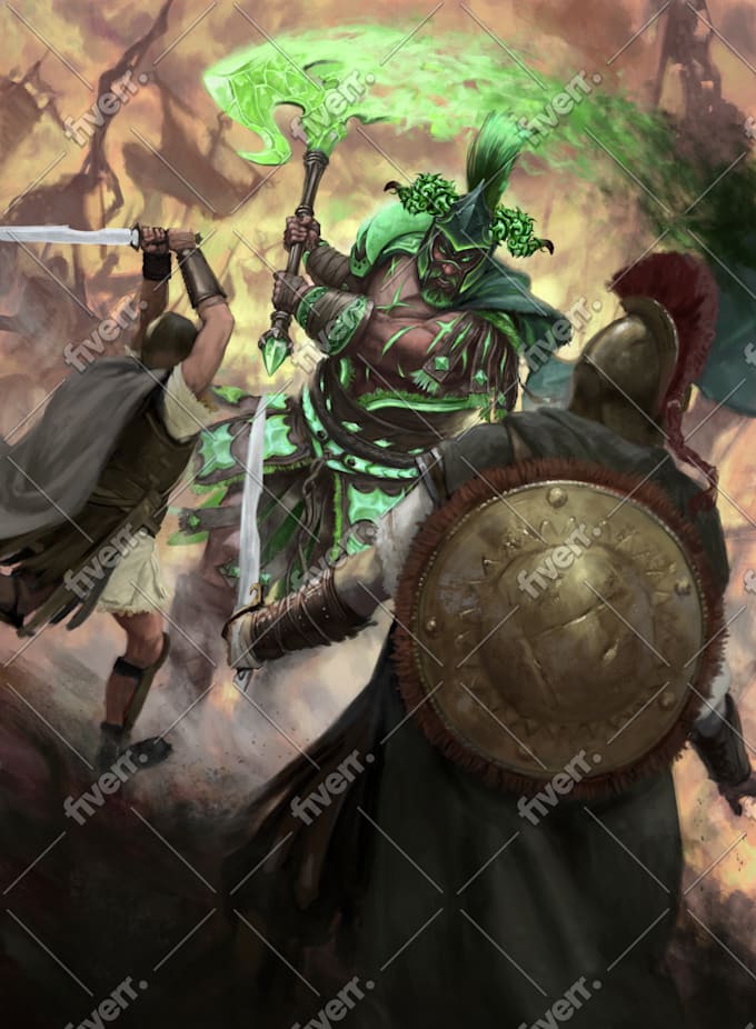 draw a fantasy illustration for you