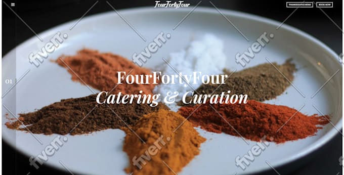 design restaurant website in 7 days