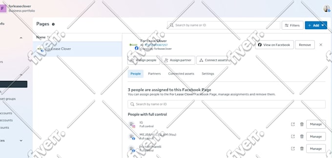 meta business manager technical setup