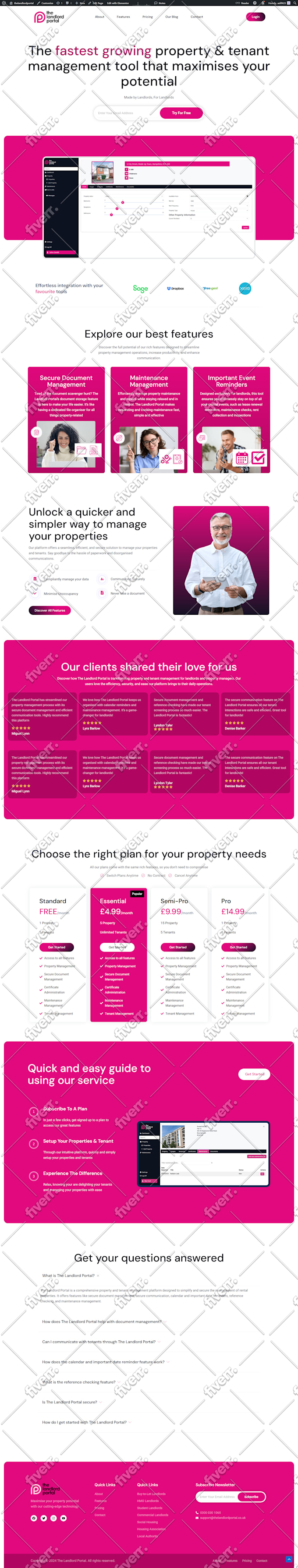 design, redesign, or copy clone website using elementor pro