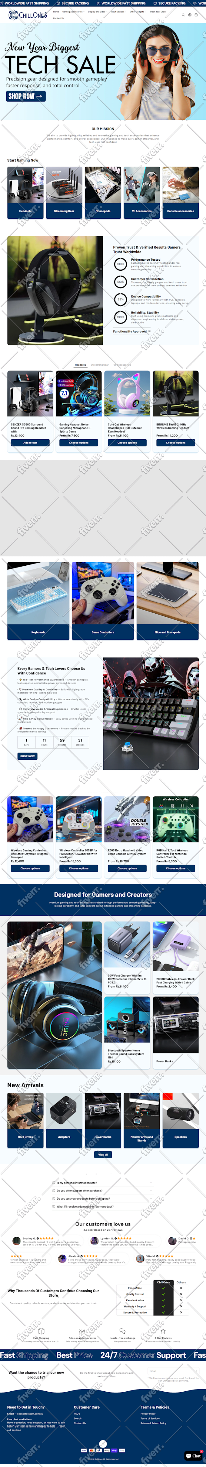 create an automated shopify store , dropshipping store or shopify store design