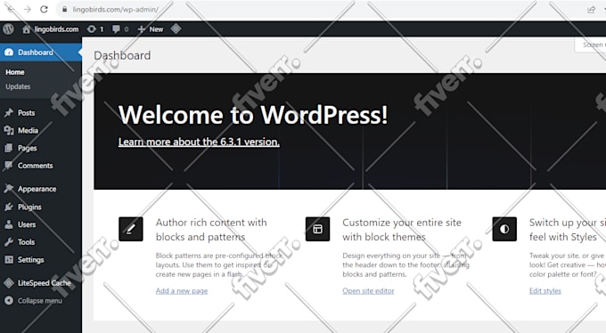 fix any technical issue of wordpress website