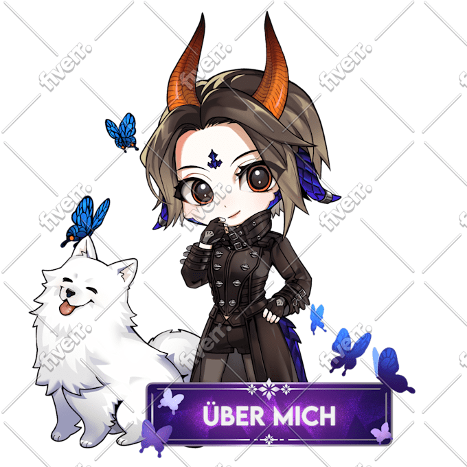 draw chibi panels for your twitch channel