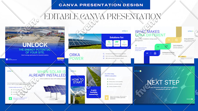 design outstanding  powerpoint and canva presentation