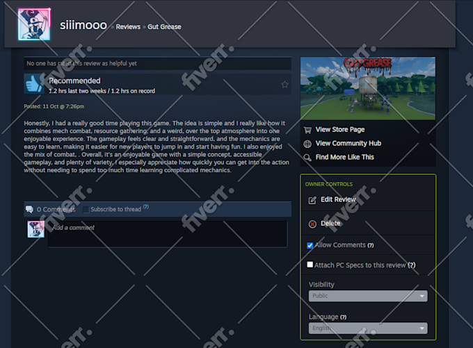 playtest and review your steam game with detailed feedback