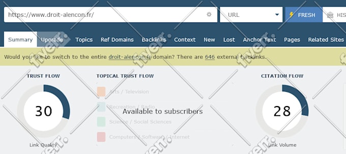 increase trust flow tf 40 plus of your website