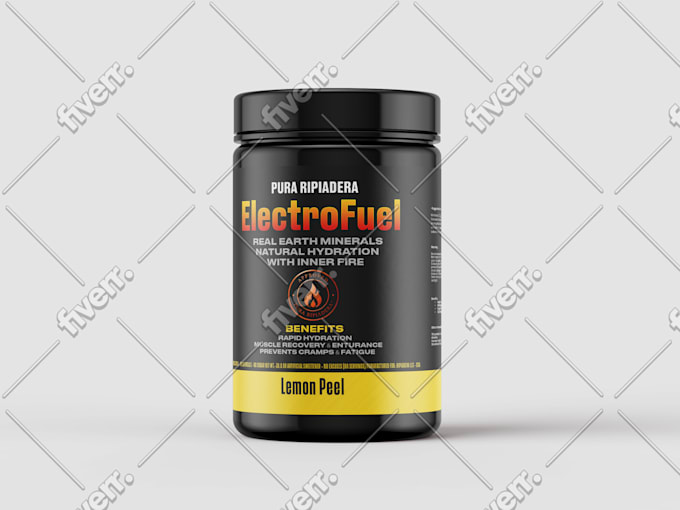 create modern product packaging and label design