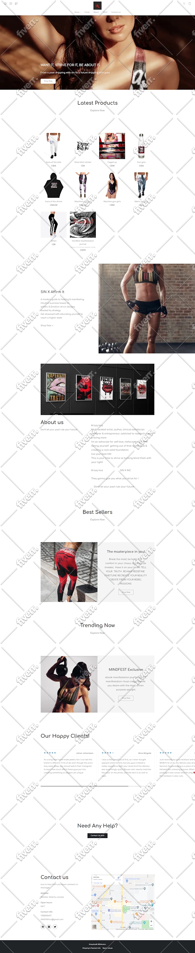 design ecwid print on demand store
