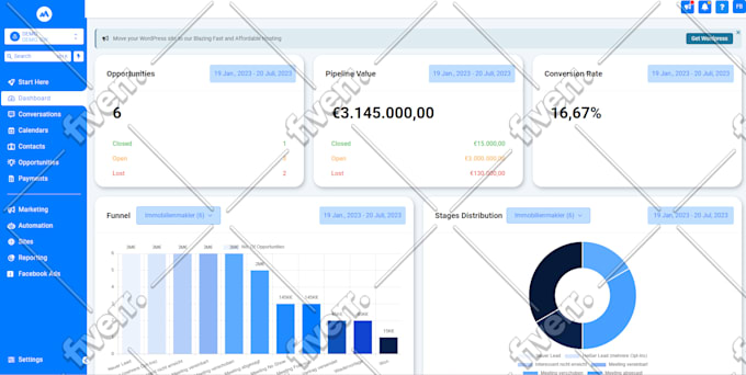 expertly craft gohighlevel funnels, dashboards, and custom code