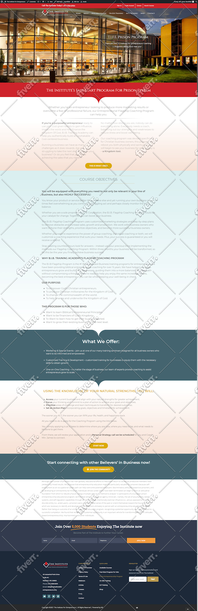 create or customize wordpress website with avada theme