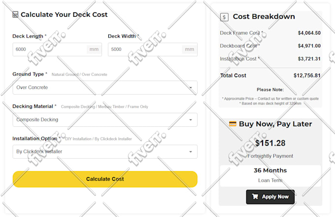convert excel calculator into web app or excel to HTML
