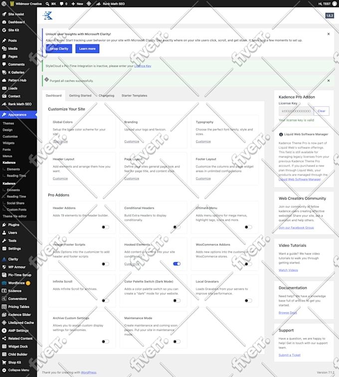 install kadence pro theme, kadence blocks pro updatable
