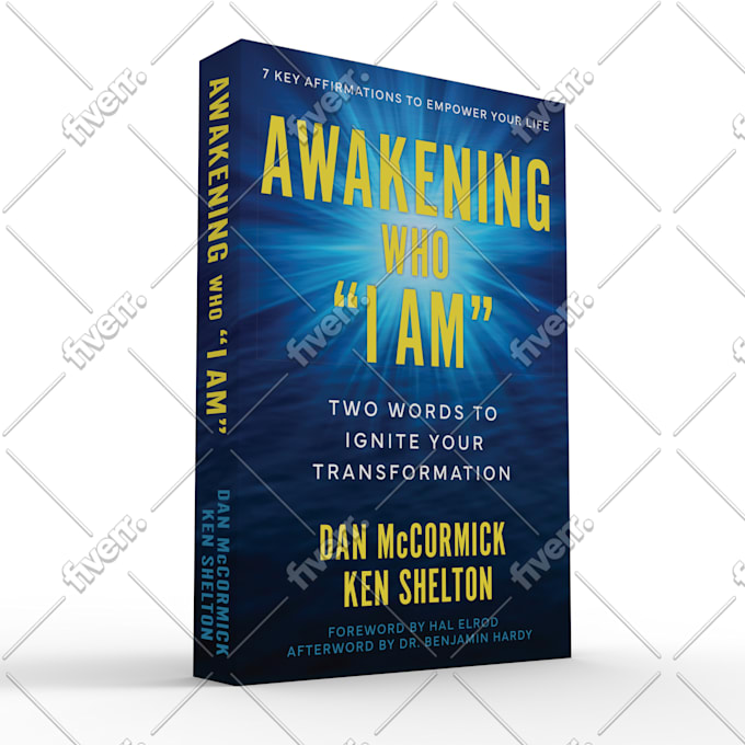 do 3d book cover mock up and rendering