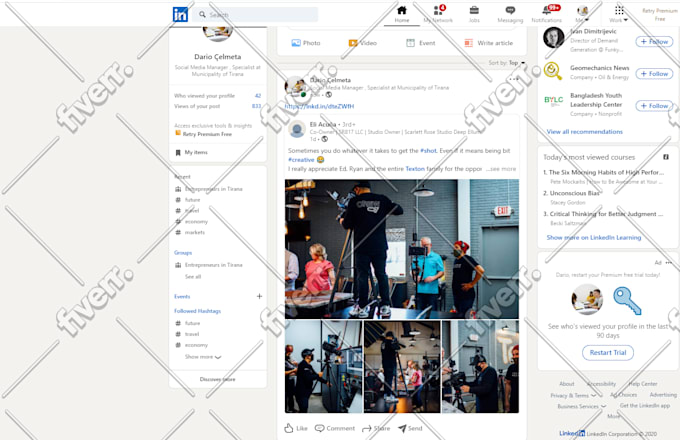 share your content with my 20k professional network