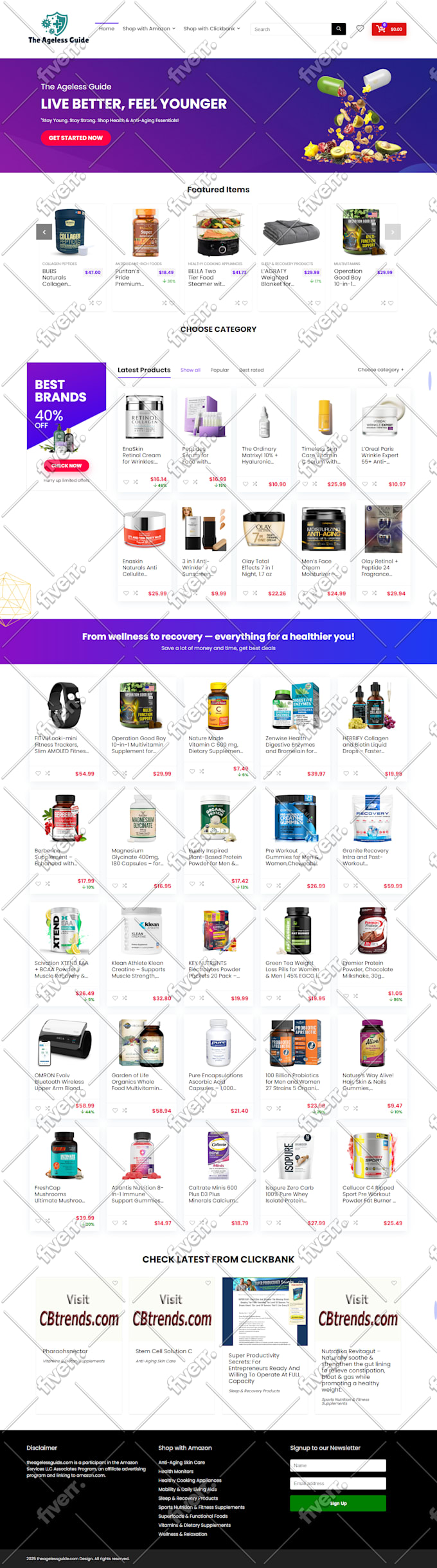 create your autopilot amazon affiliate  website with top selling products