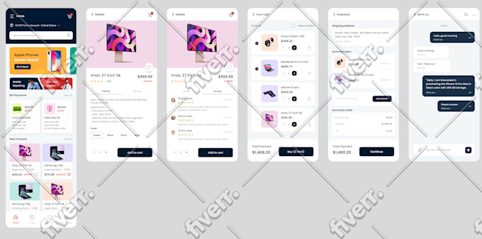 develop mobile app frontend
