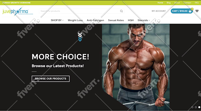 ecommerce website online store with wordpress woocommerce