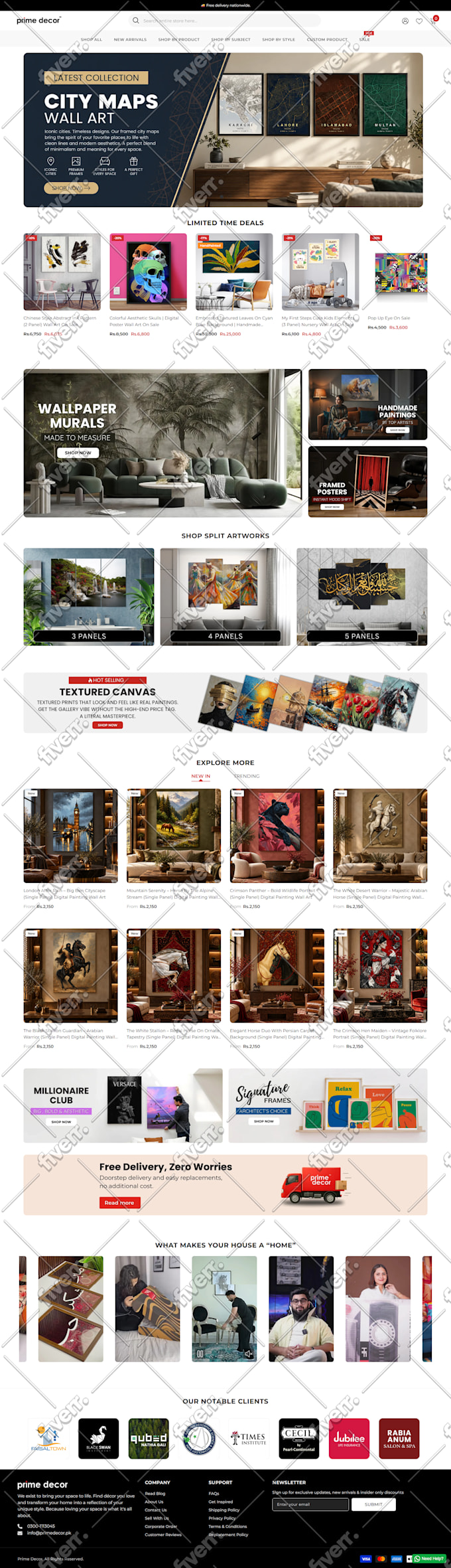 develop, design, and launch your ecommerce shopify website
