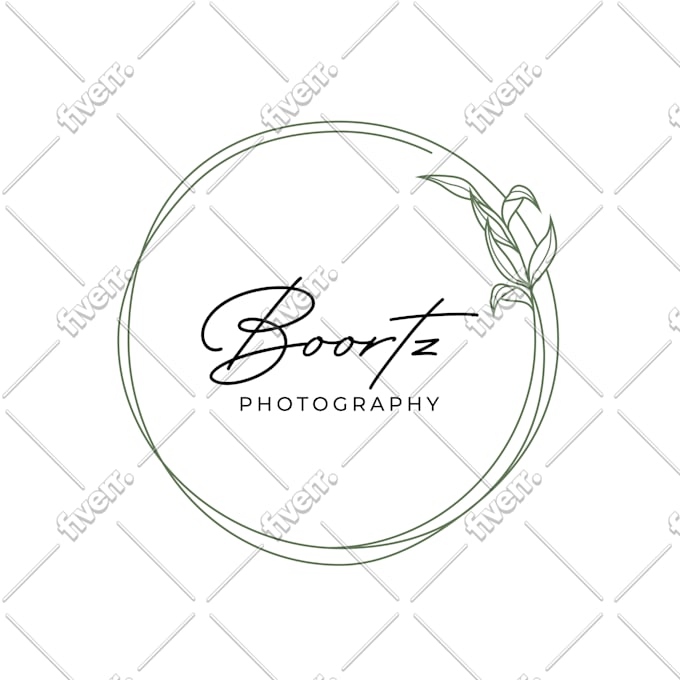 design a modern photography logo