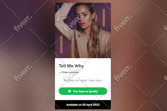 create a smart url, fanlink for your music