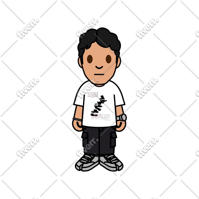 draw awesome bape baby milo character style potrait