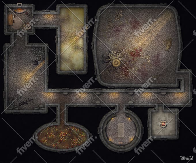create high quality medieval battlemaps or fantasy maps for dnd or boardgame