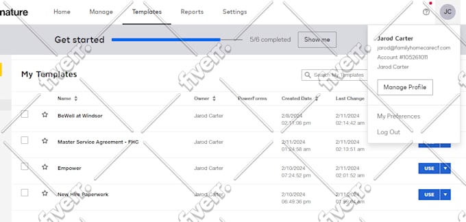 create professional docusign and powerforms document