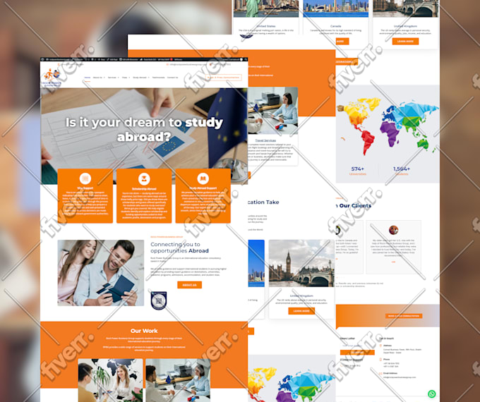 create wordpress website design, redesign wordpress business website development